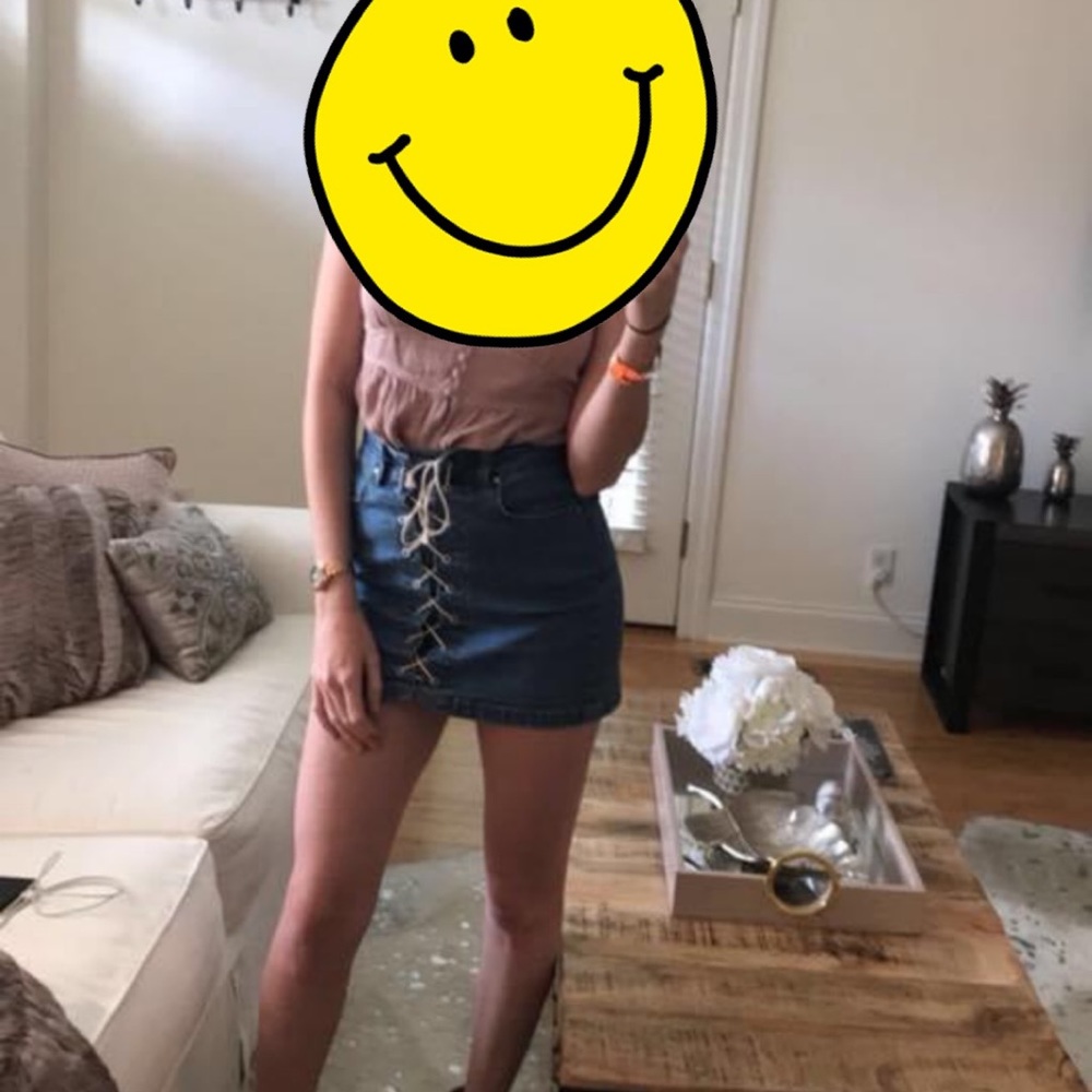 Denim skirt